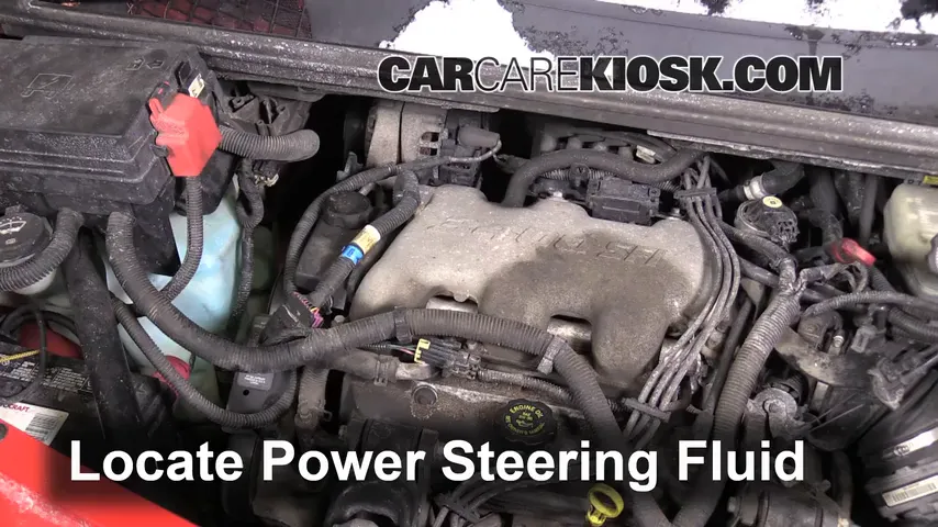 2001 Pontiac Aztek 3.4L V6 Power Steering Fluid Add Fluid